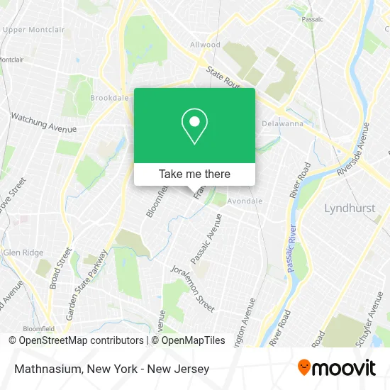 Mathnasium map