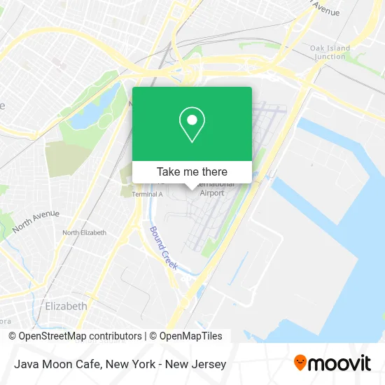 Java Moon Cafe map