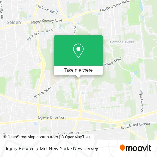 Injury Recovery Md map