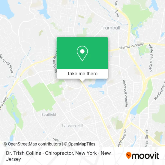 Dr. Trish Collins - Chiropractor map