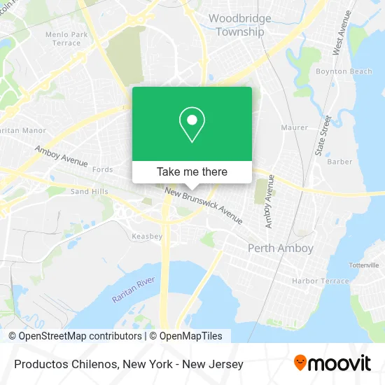 Productos Chilenos map
