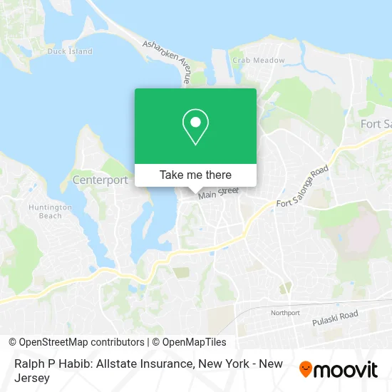 Ralph P Habib: Allstate Insurance map