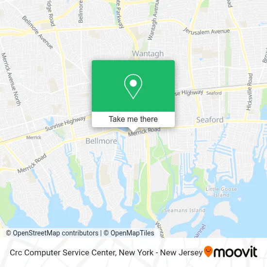 Crc Computer Service Center map