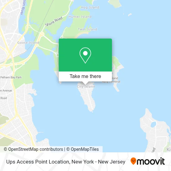 Ups Access Point Location map