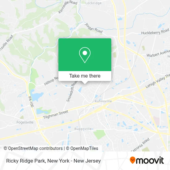 Ricky Ridge Park map