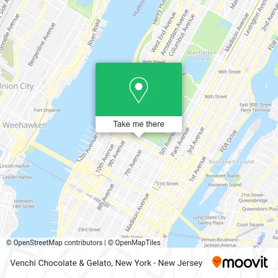 Venchi Chocolate & Gelato map