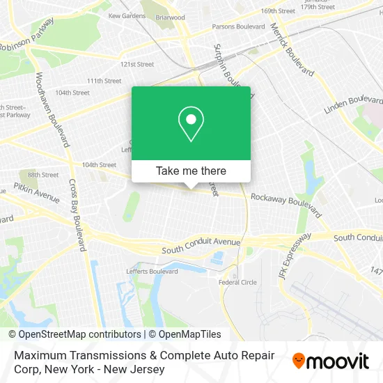Maximum Transmissions & Complete Auto Repair Corp map