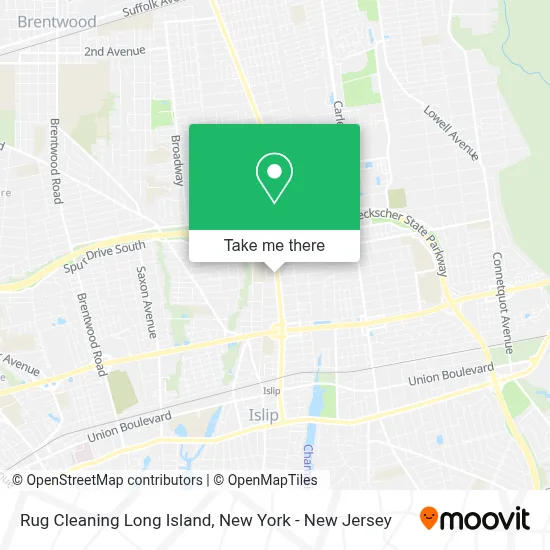 Rug Cleaning Long Island map