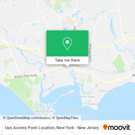 Ups Access Point Location map