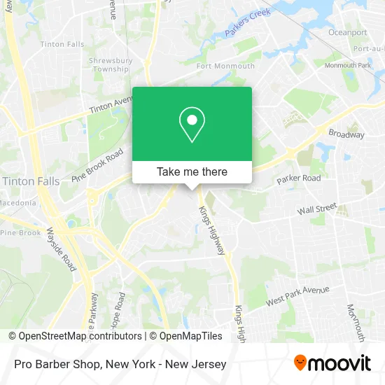 Pro Barber Shop map