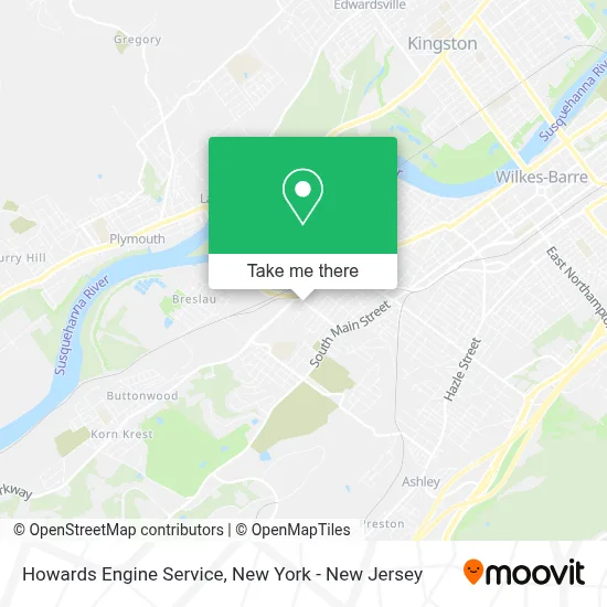Howards Engine Service map