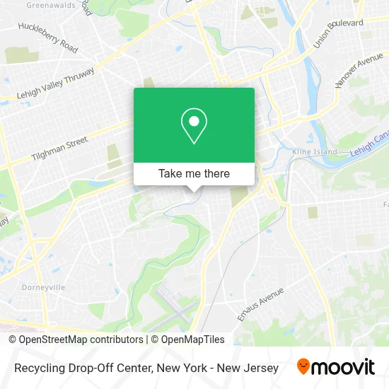 Recycling Drop-Off Center map