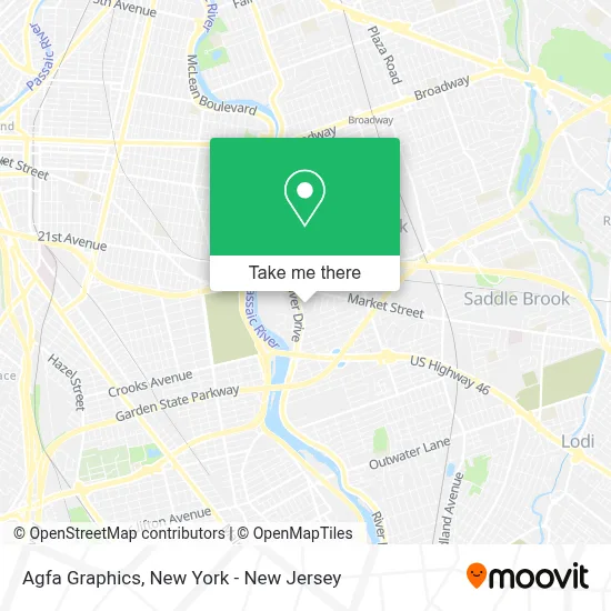 Agfa Graphics map