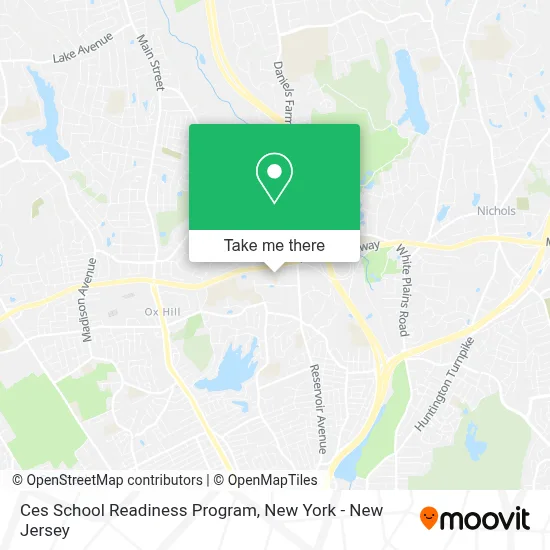 Ces School Readiness Program map