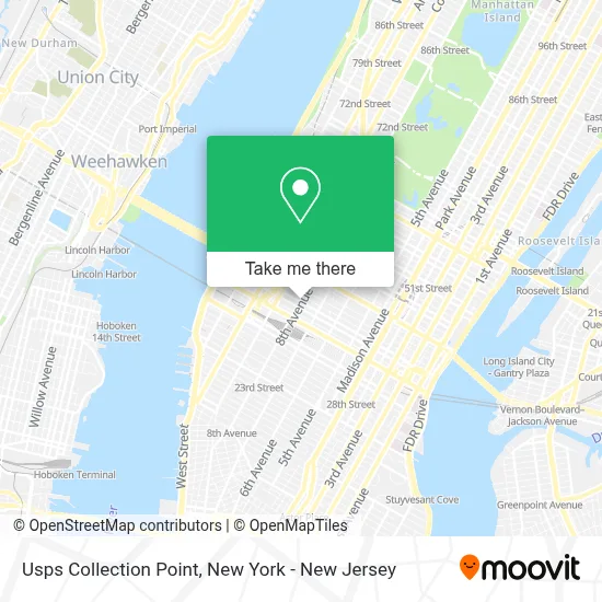 Usps Collection Point map