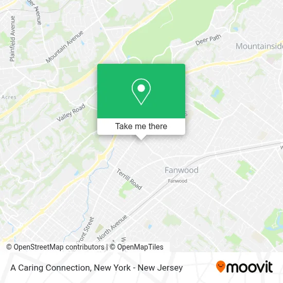 A Caring Connection map