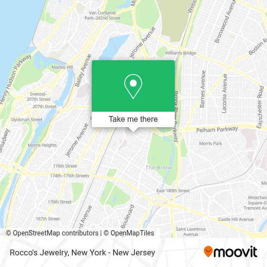 Rocco's Jewelry map