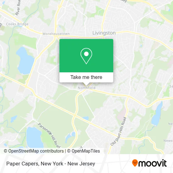 Paper Capers map