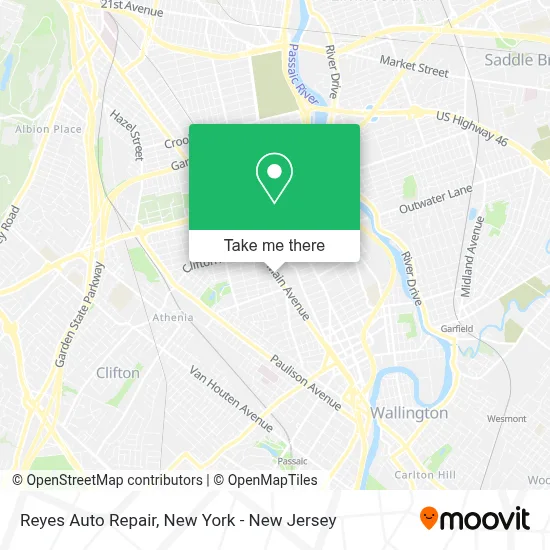 Reyes Auto Repair map