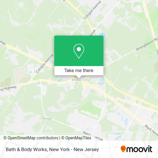 Bath & Body Works map