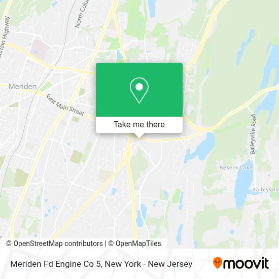 Meriden Fd Engine Co 5 map