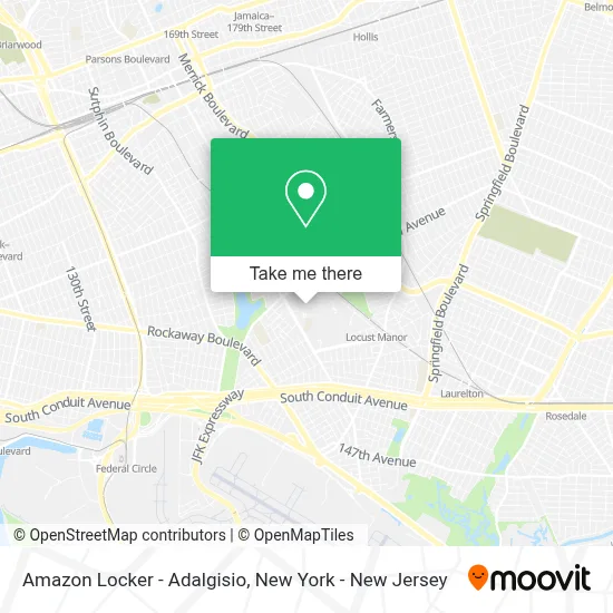 Amazon Locker - Adalgisio map