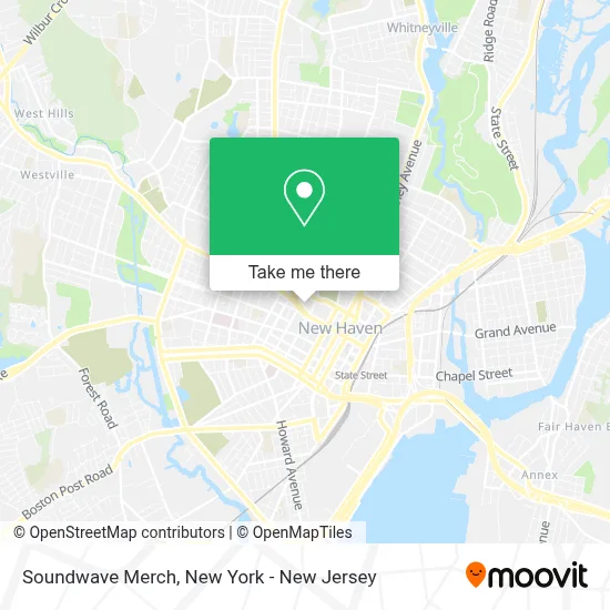 Soundwave Merch map