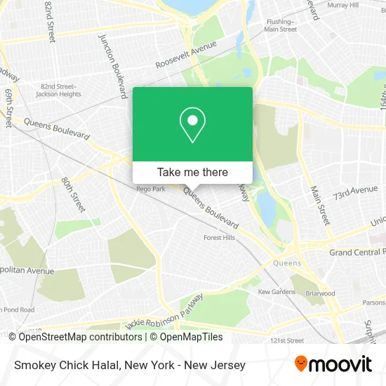 Smokey Chick Halal map