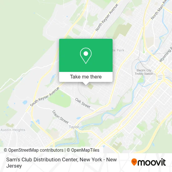 Sam's Club Distribution Center map