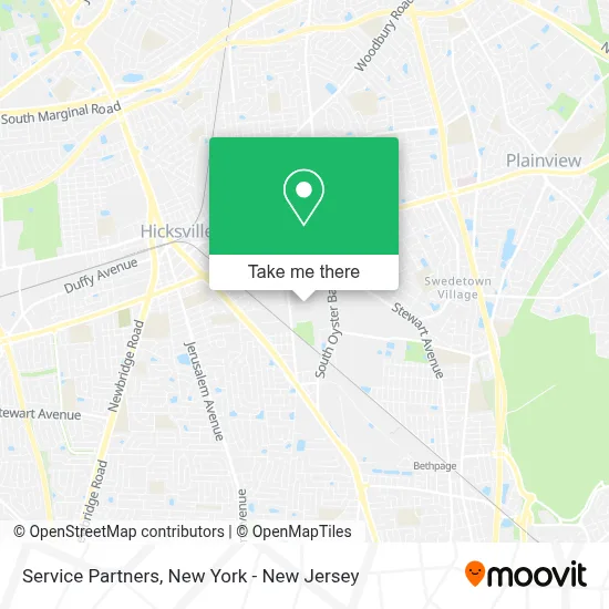 Service Partners map