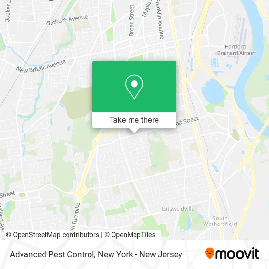Advanced Pest Control map
