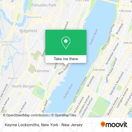 Keyme Locksmiths map