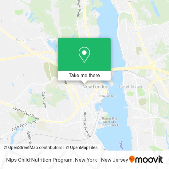 Nlps Child Nutrition Program map