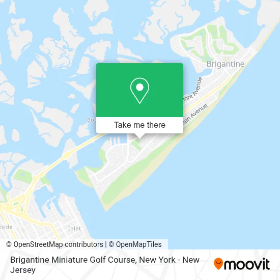 Brigantine Miniature Golf Course map