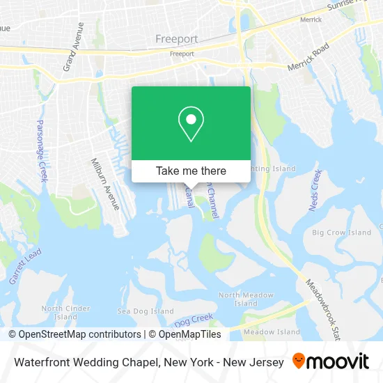 Waterfront Wedding Chapel map
