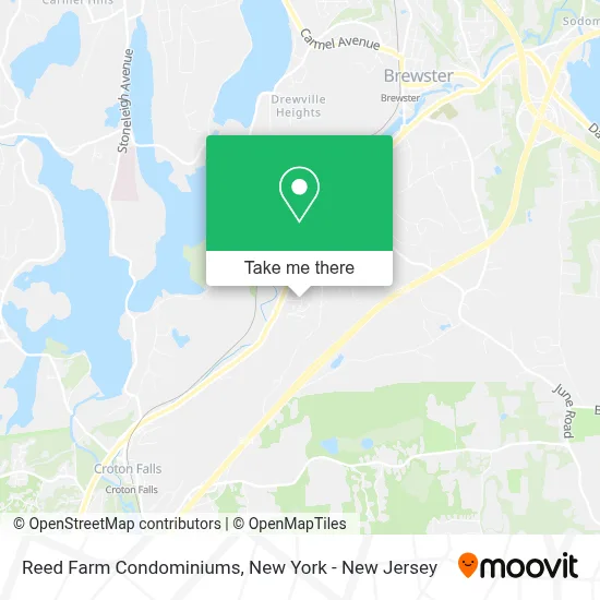 Reed Farm Condominiums map