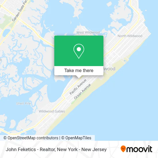John Feketics - Realtor map