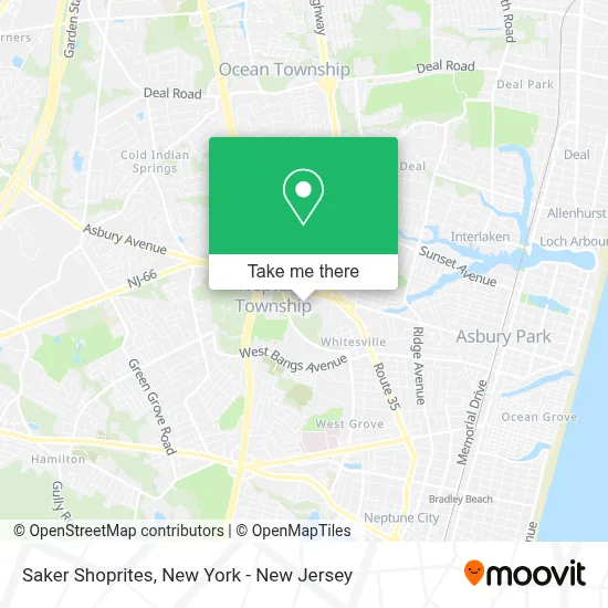 Saker Shoprites map