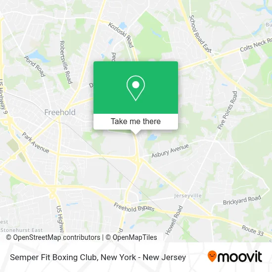 Semper Fit Boxing Club map