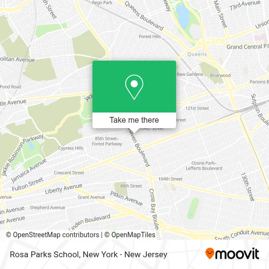 Rosa Parks School map