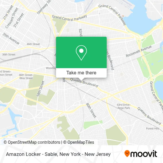 Amazon Locker - Sable map