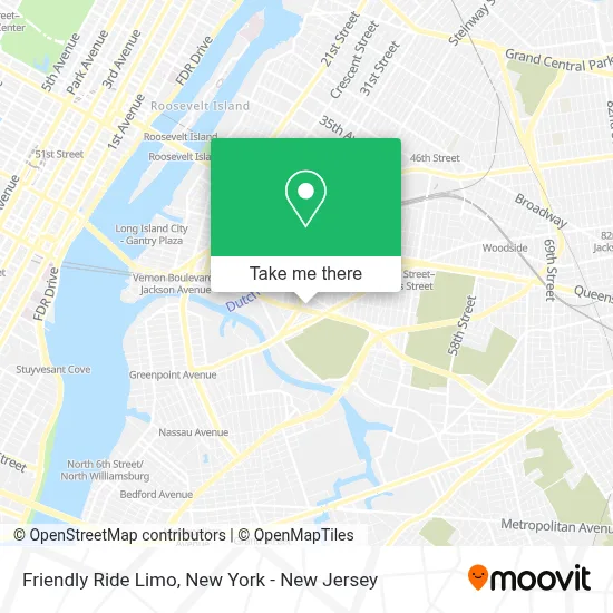 Friendly Ride Limo map