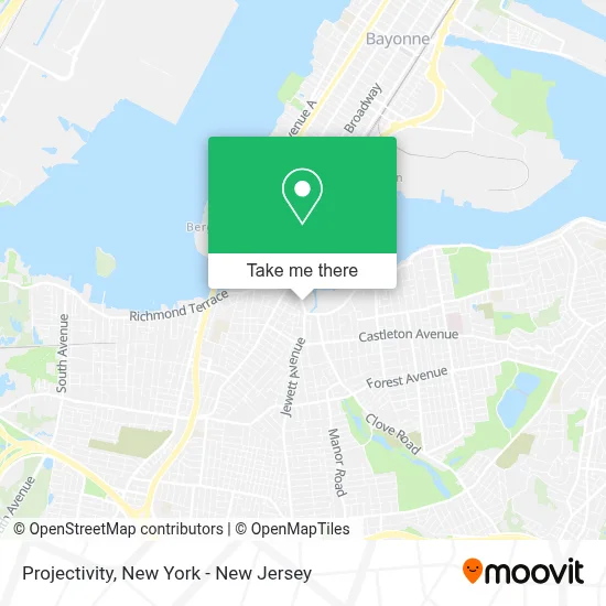 Projectivity map