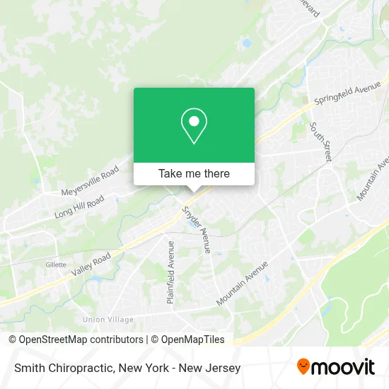 Smith Chiropractic map