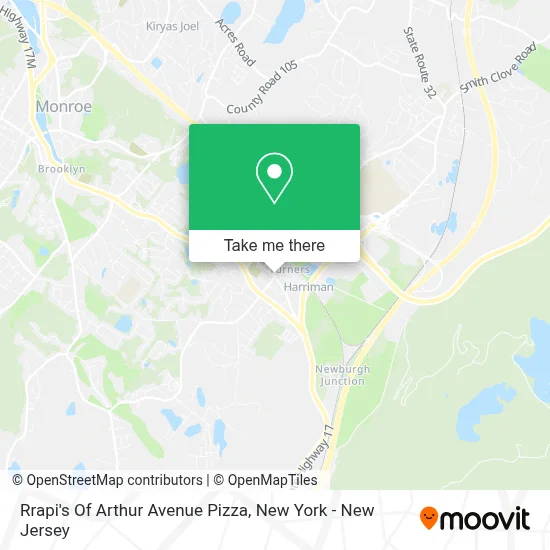 Rrapi's Of Arthur Avenue Pizza map