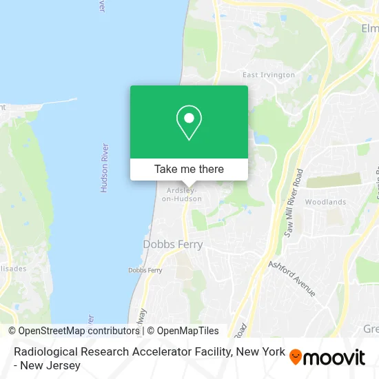 Radiological Research Accelerator Facility map