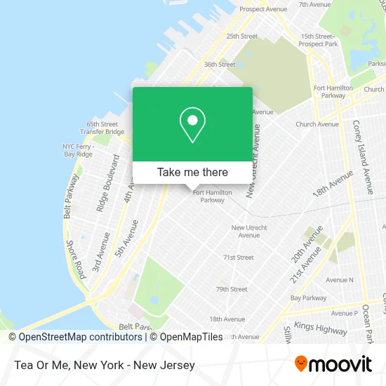 Tea Or Me map