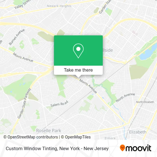 Custom Window Tinting map