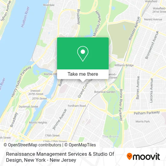 Renaissance Management Services & Studio Of Design map