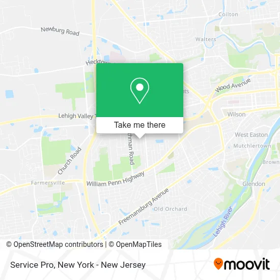 Service Pro map